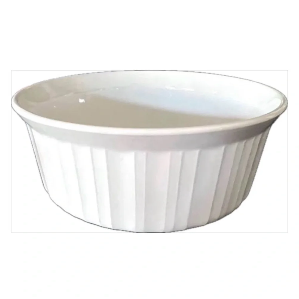 Corning Ware French White 1.5 Quart Baking Dish CORING WARE STAMPED Vintage